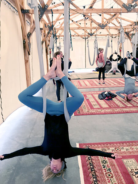 Suspended Yoga